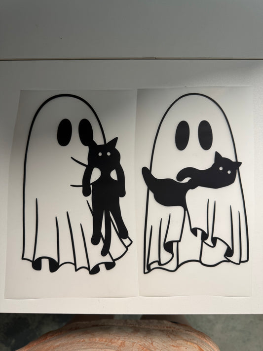 Ghost and cats friends 2