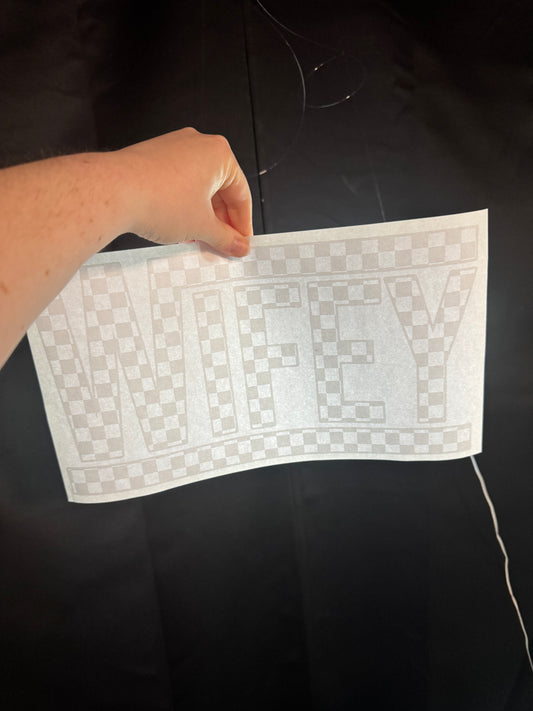 Checkered Vans Wifey