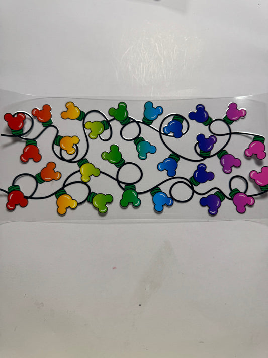 Mickey Christmas lights