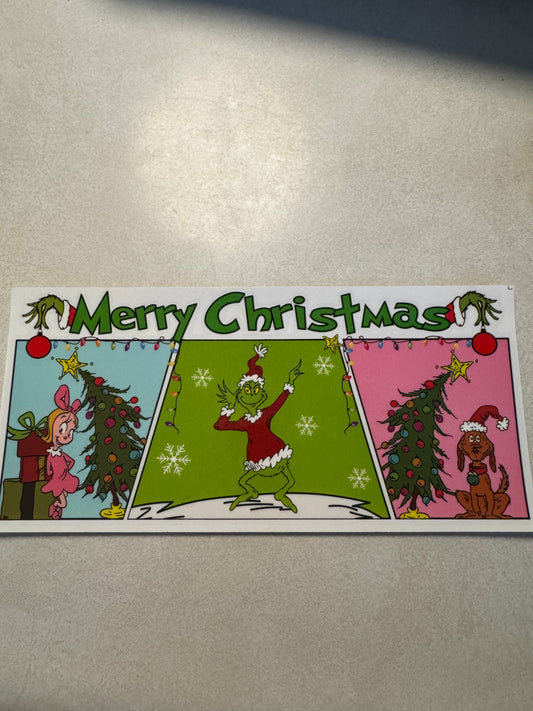 Merry Christmas green guy