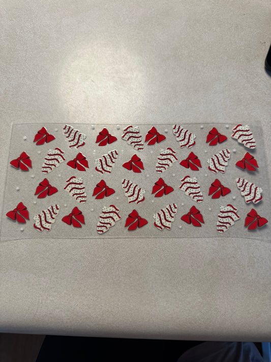 Red bows and Debbie trees