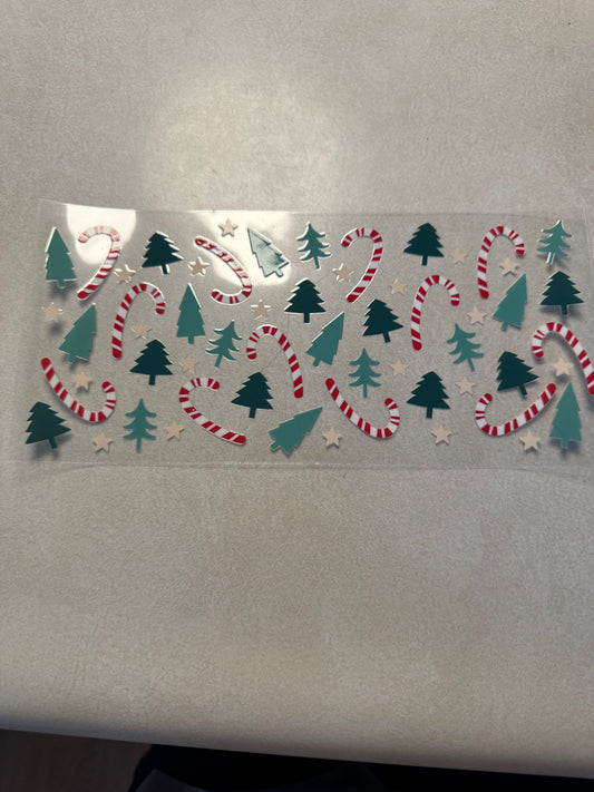 Trees and candy canes