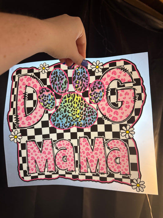 Dog Mama Checkered