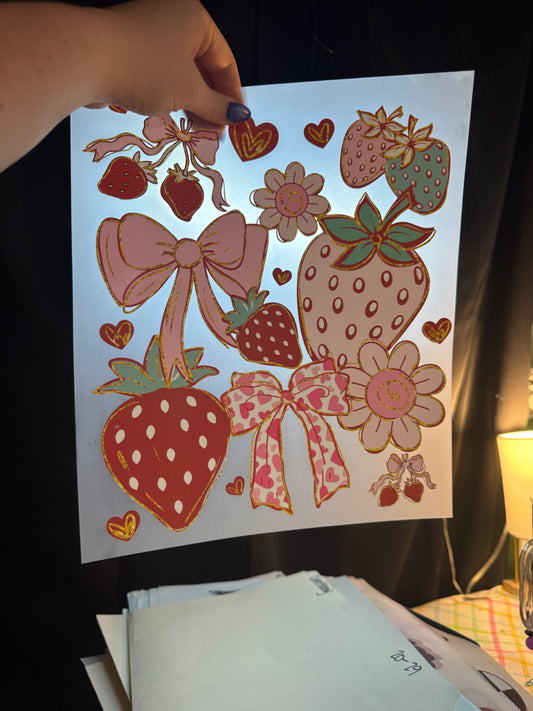 Strawberries/bows