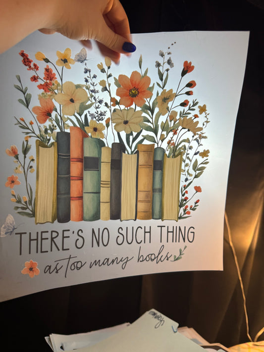 There is no Such Thing as Too Many Books