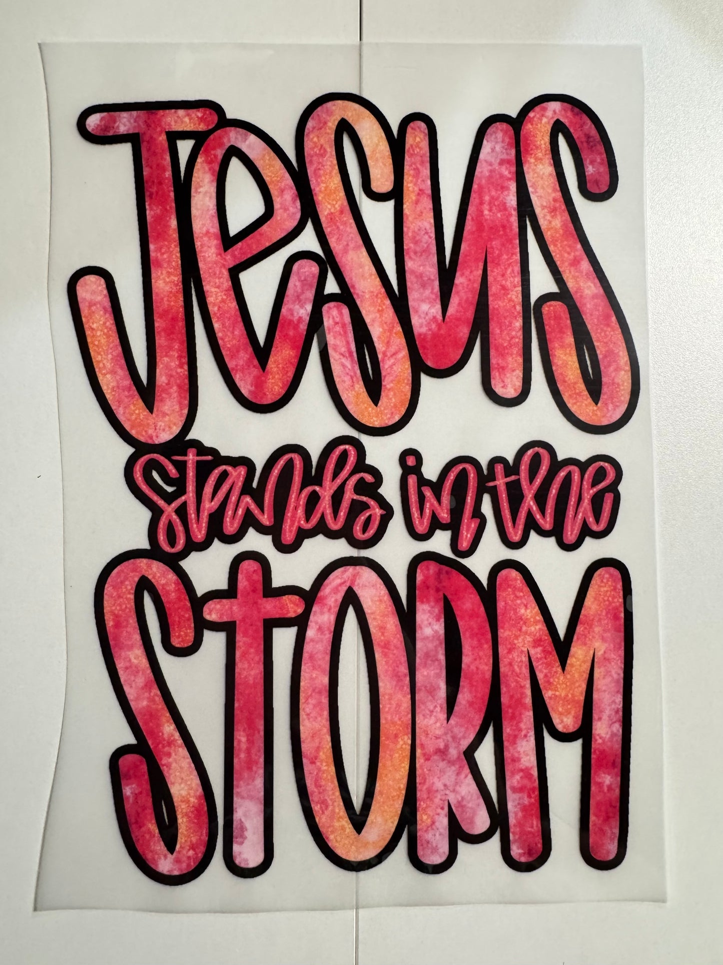 Jesus stands in the storm