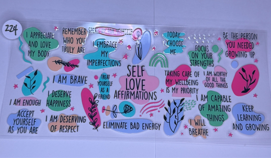 Self love affirmations #224