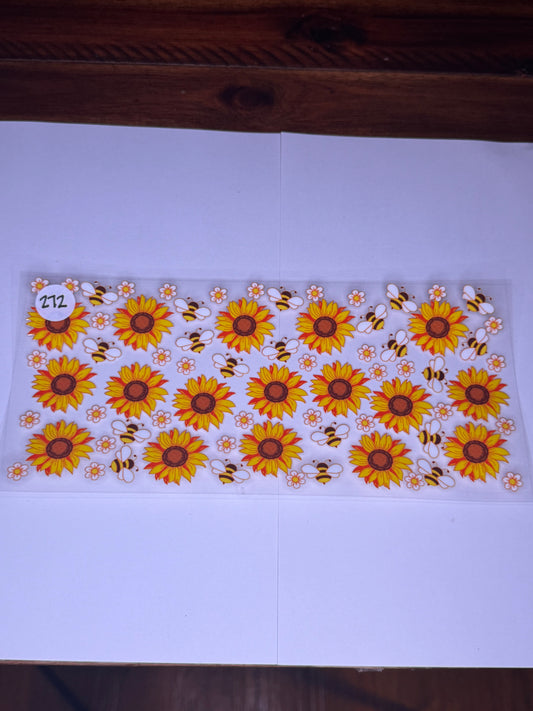 Sunflowers/bees #272