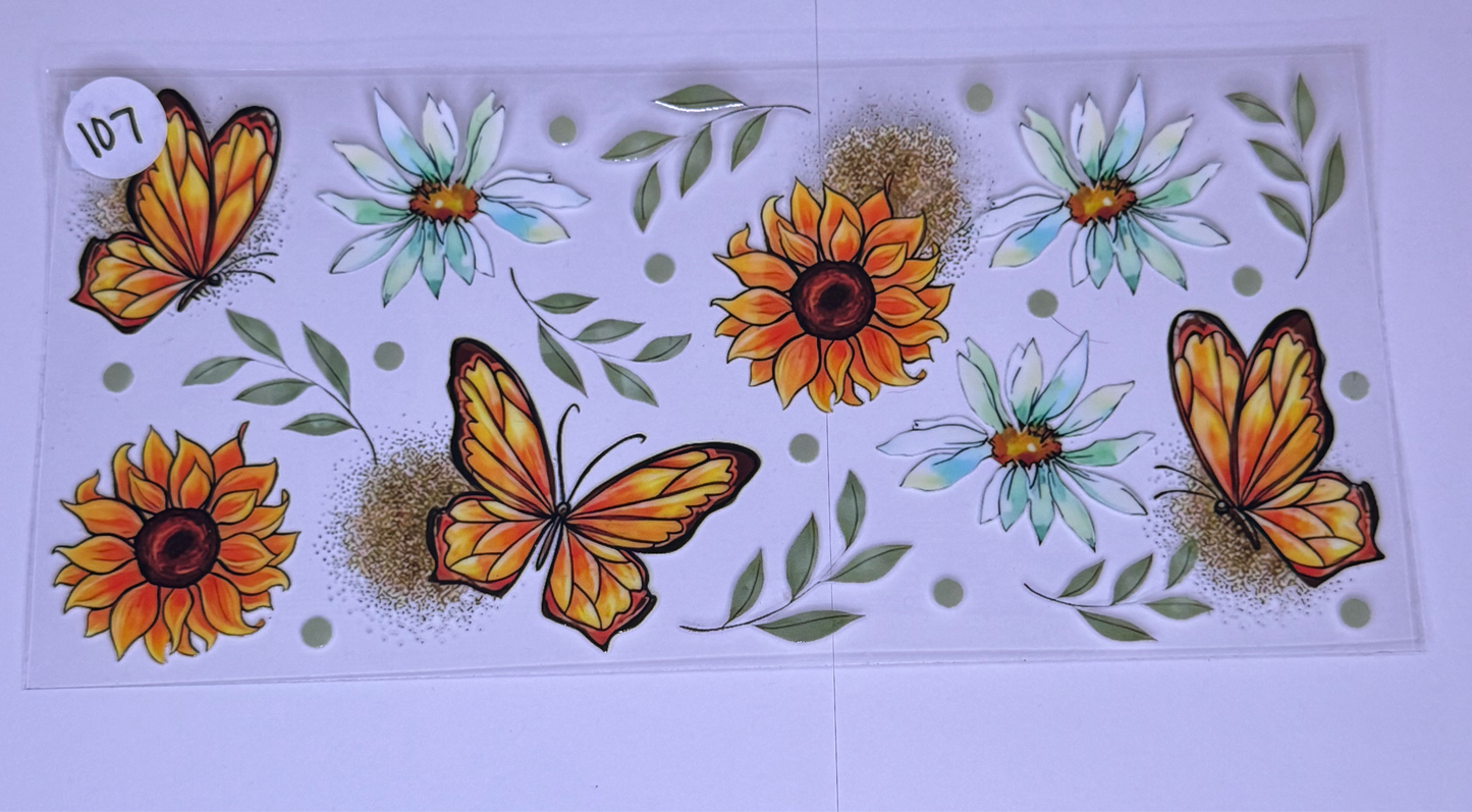 Orange Butterflies #107