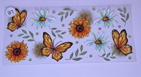 Orange Butterflies #107