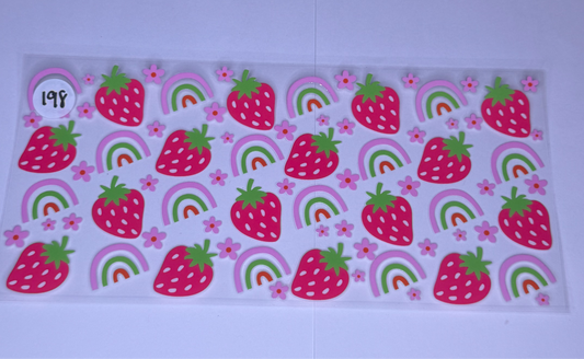 Strawberries/Rainbows #198