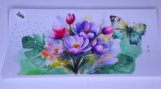 Tulips/Butterfly #266