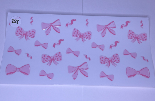 Mini Pink Bows #258