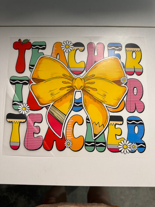 Teacher crayons