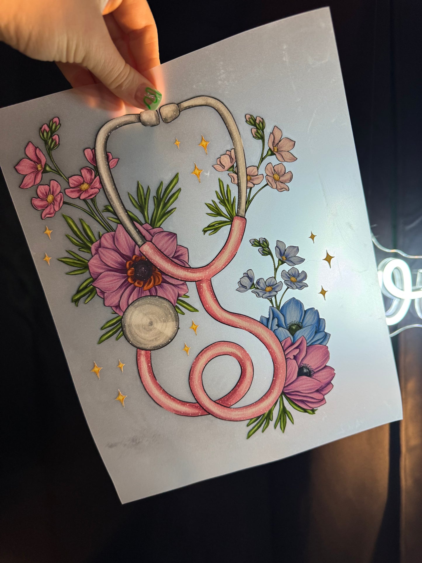 Floral Stethoscope