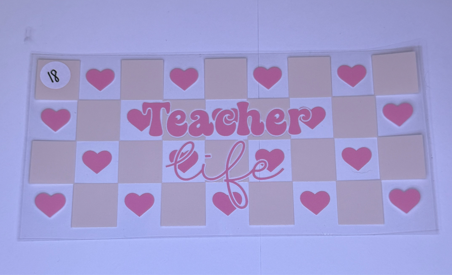 Teacher checkered #18