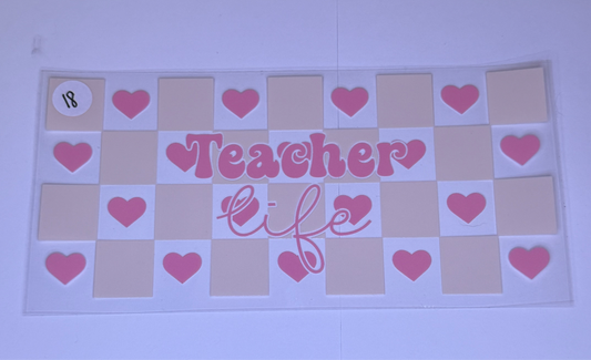 Teacher checkered #18