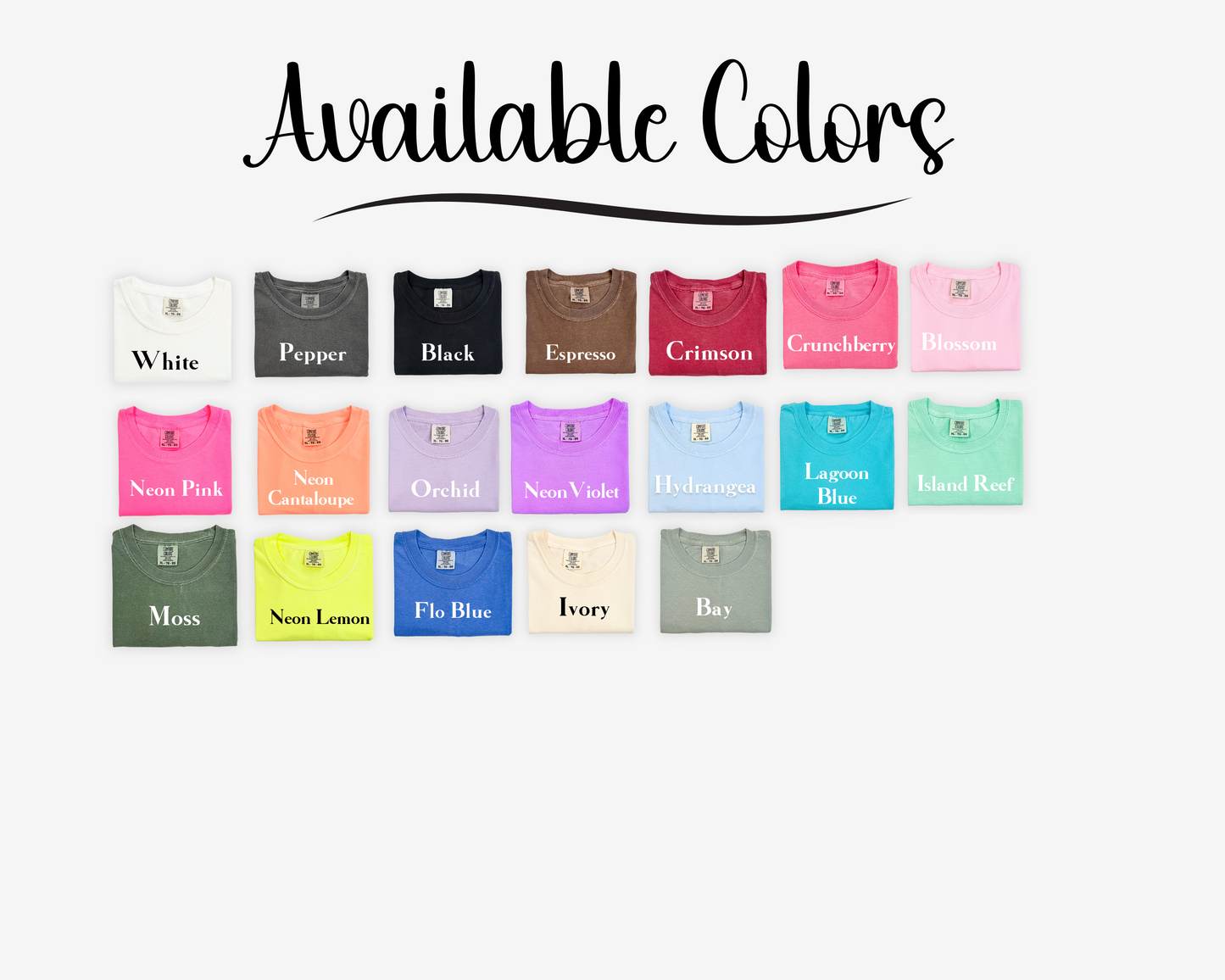 Custom Comfort Color T-Shirt
