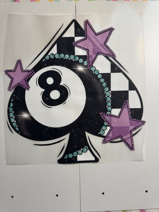 Eight ball spade