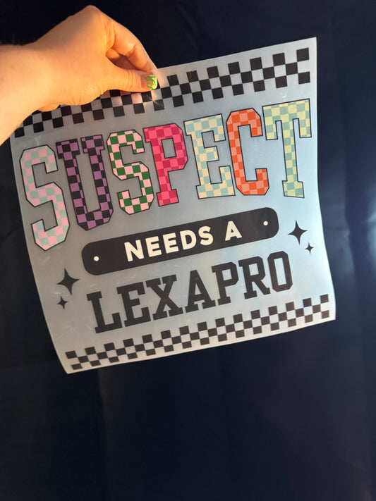 Suspect Needs a Lexparo