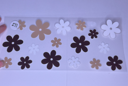 Neutral boho flowers #271