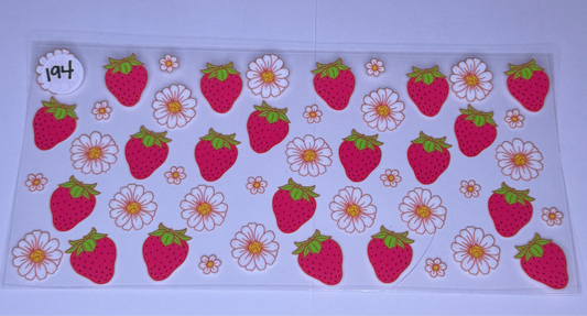 Strawberries/Daisies
