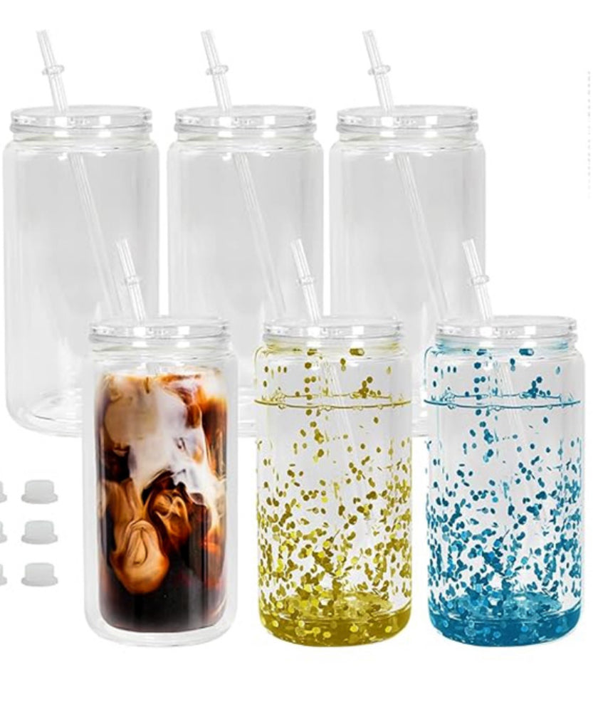 20 oz plastic snowglobe cups