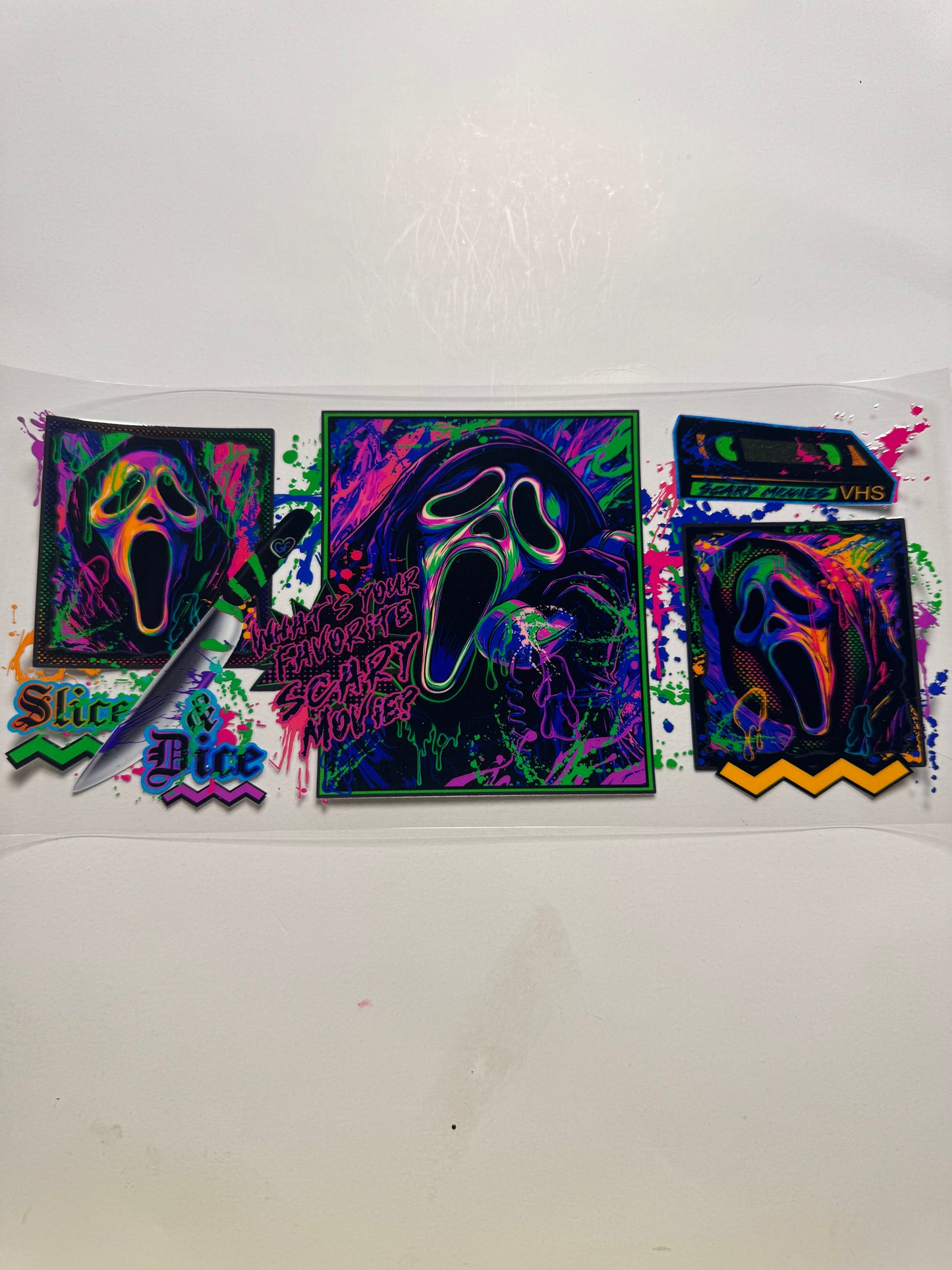 Ghost face neon