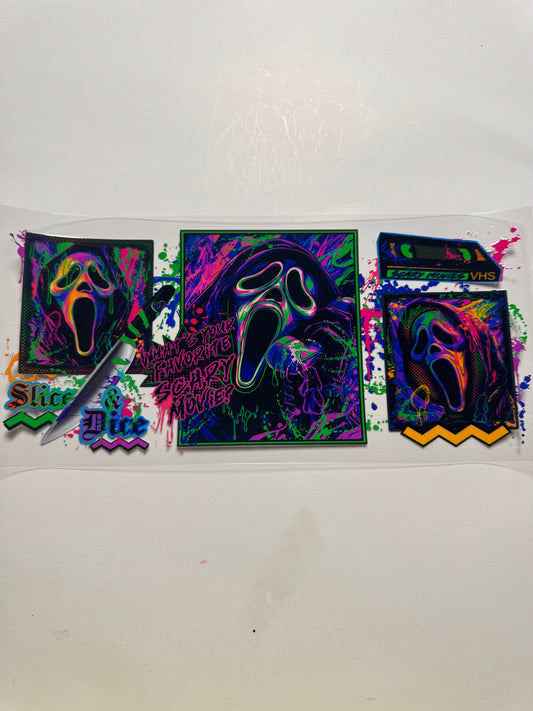 Ghost face neon