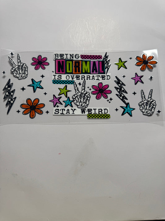 Being normal is overrated