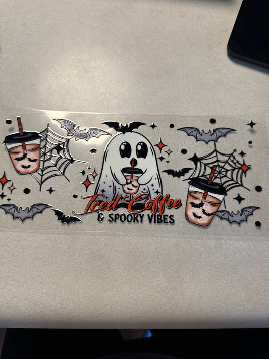 Iced coffee and spooky vibes