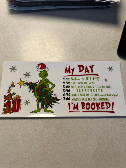 My day I’m booked! 2