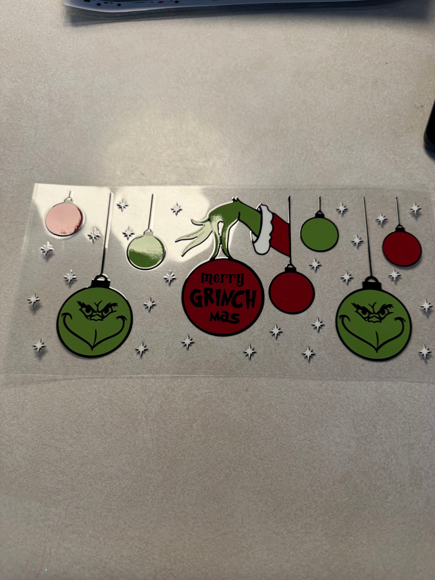 Green guy ornaments