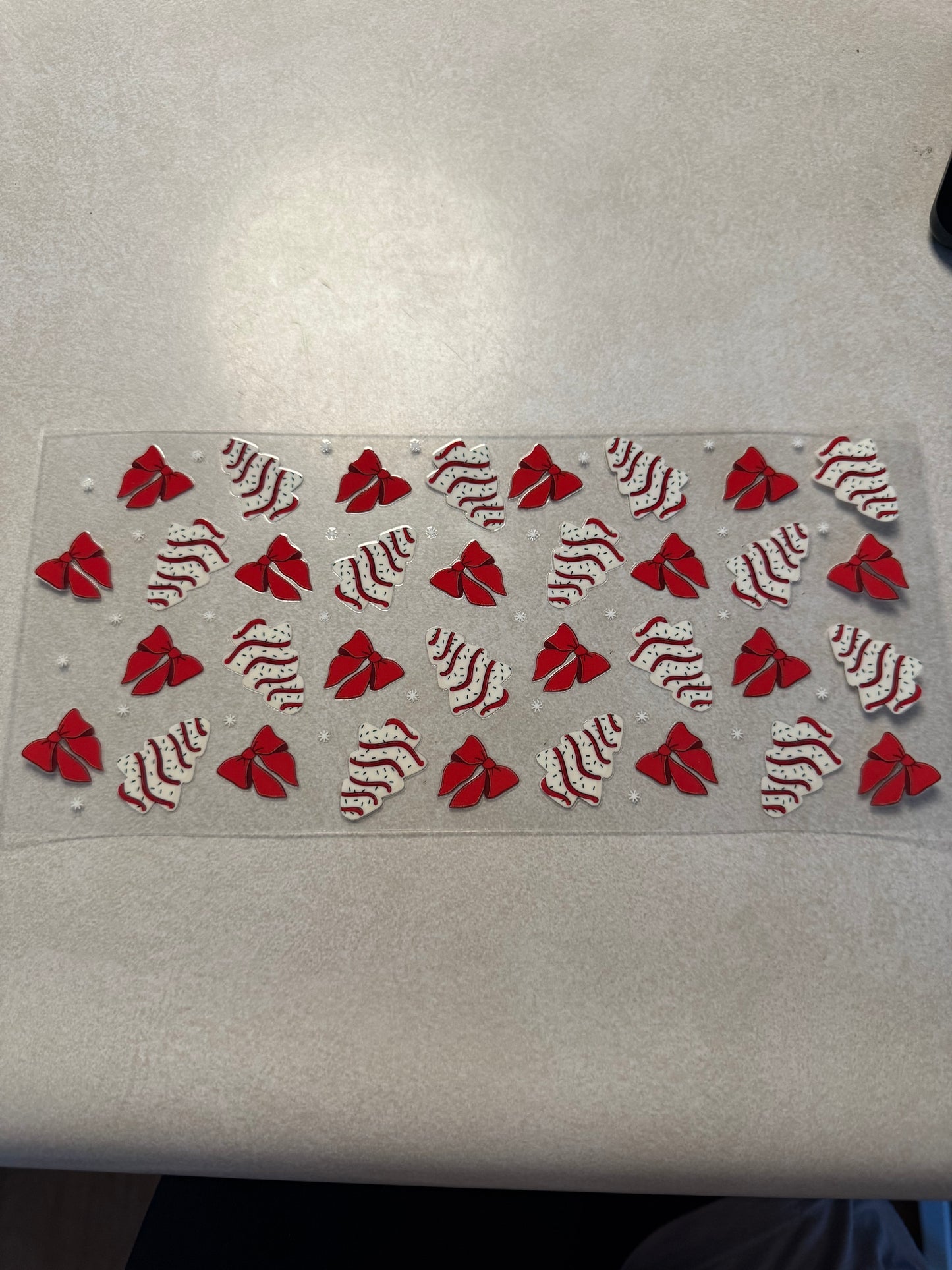 Red bows and Debbie trees