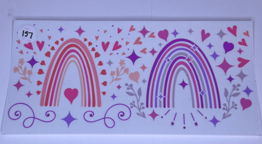 Pink/Purple Rainbows #157