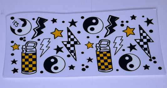 Ying/Yang Lightening Bolt #183