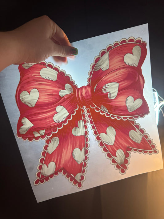 Red Bow w Hearts